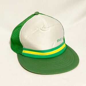 RVCA Green & White Trucker Hat